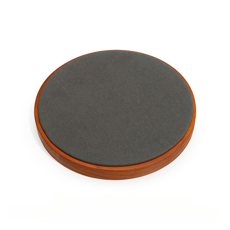 Round Solid Wood Jewelry Storage & Display Tray