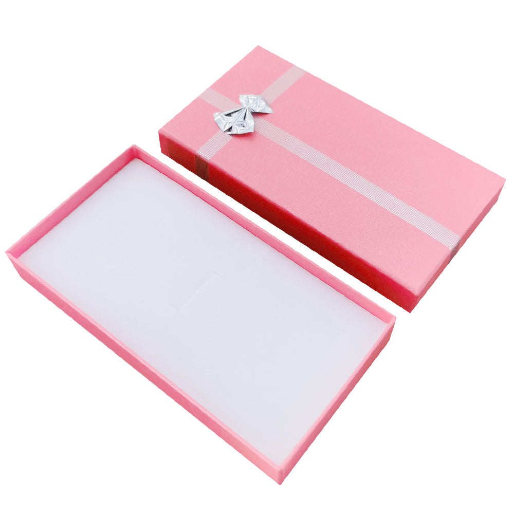 B09 Fashion Pink Cardboard Jewelry Boxes