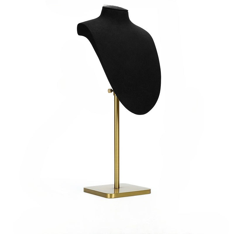Premium Metal Necklace Display Bust for Jewelry Showcase