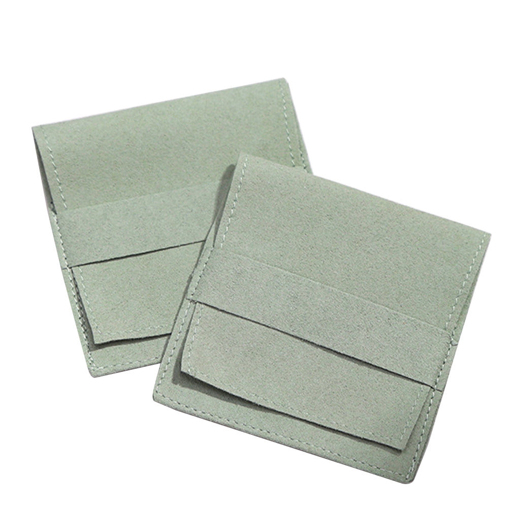 Green Suede Pouch, Price for 10Pieces