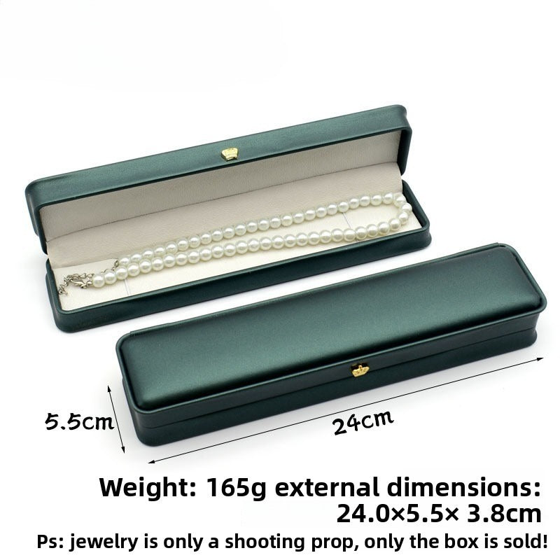 Crown Waist PU Jewelry Box