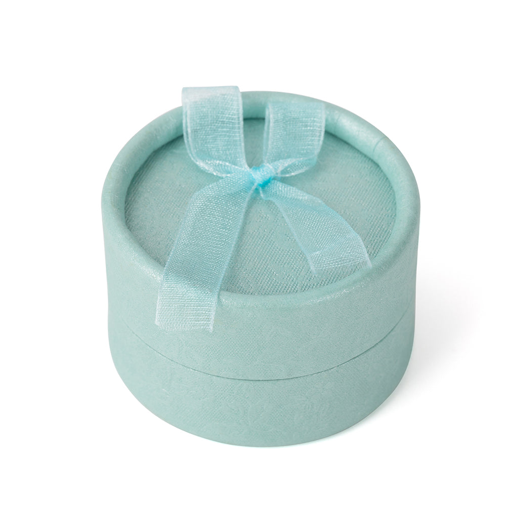 30PCS (B1422-PO) Round Fashion Blue Ring Boxes