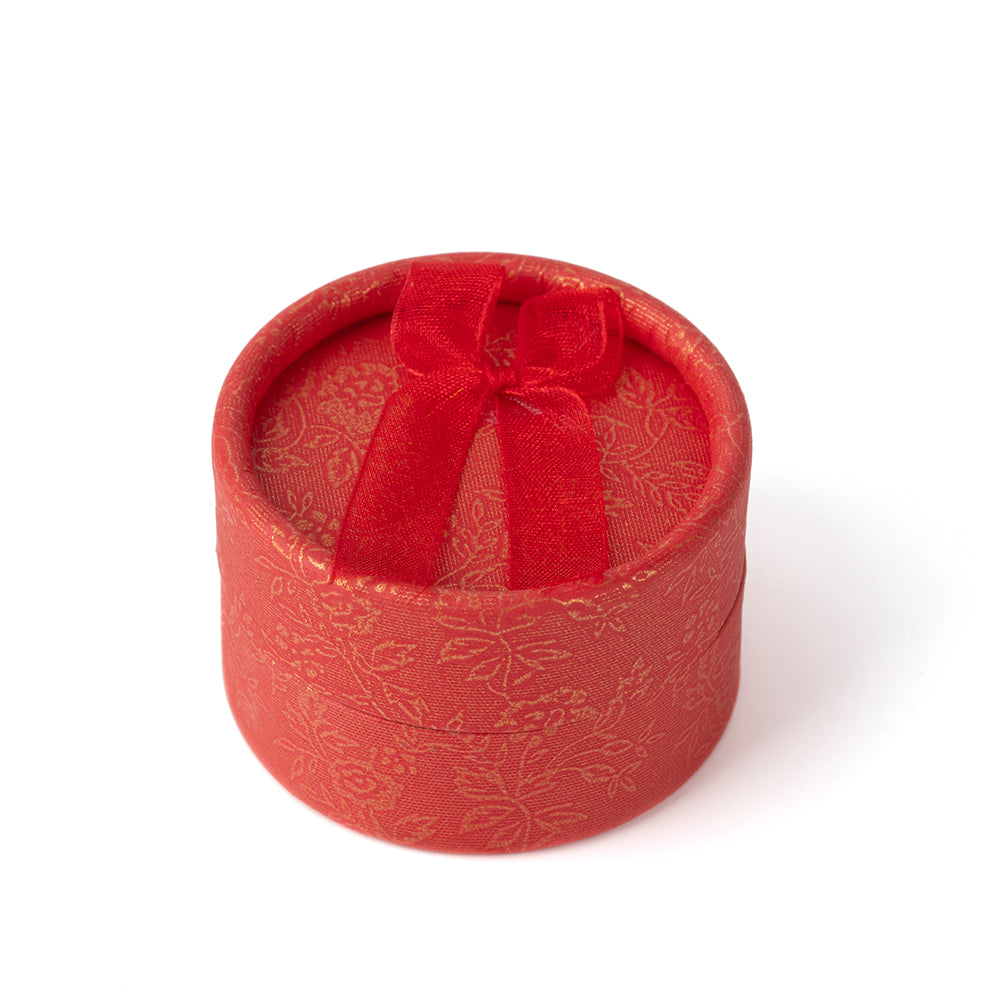 30PCS (B1422-R) Round Red Fashion Ring Boxes