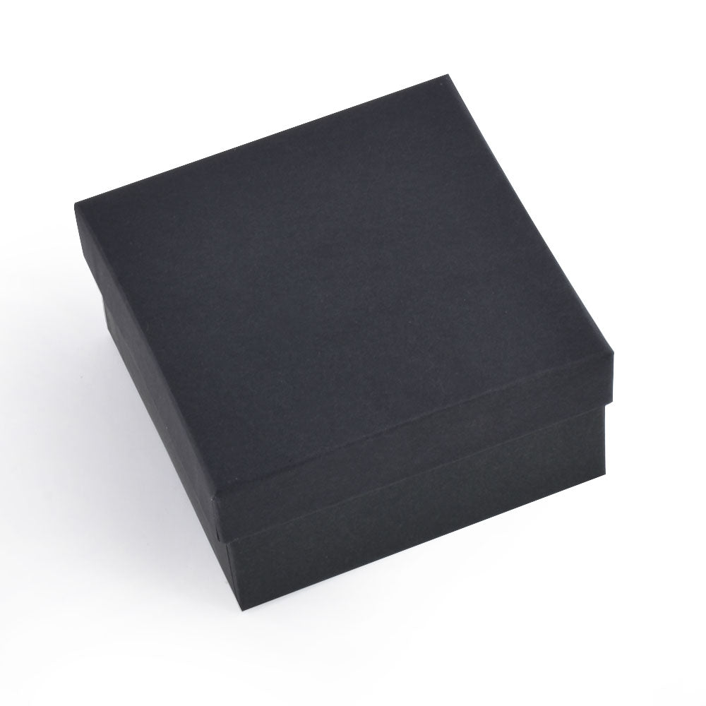 100PCS BX2734BK Black Cotton Filled Boxes, Size:3 3/4*3 3/4*2inch