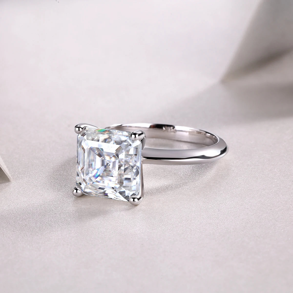 Best Selling Classics Design Moissanite Ring Silver Jewelry Women Gift Party Sterling Stone Wedding Technology party