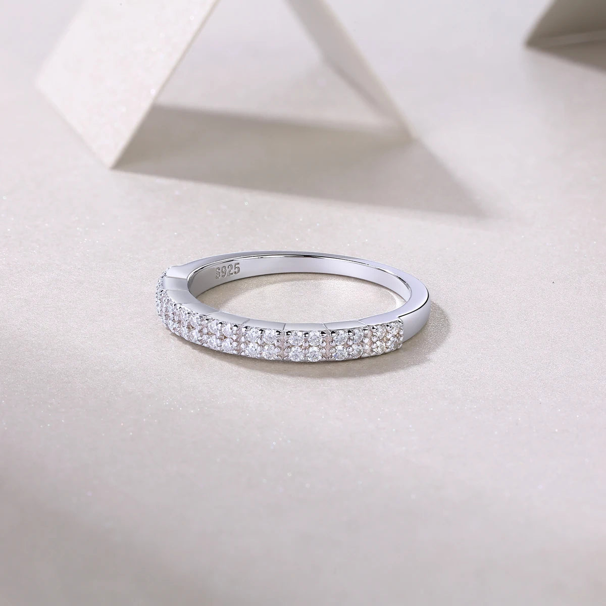 Best Selling Classics Design Moissanite Ring Silver Jewelry Women Gift Party Sterling Stone Wedding Technology party