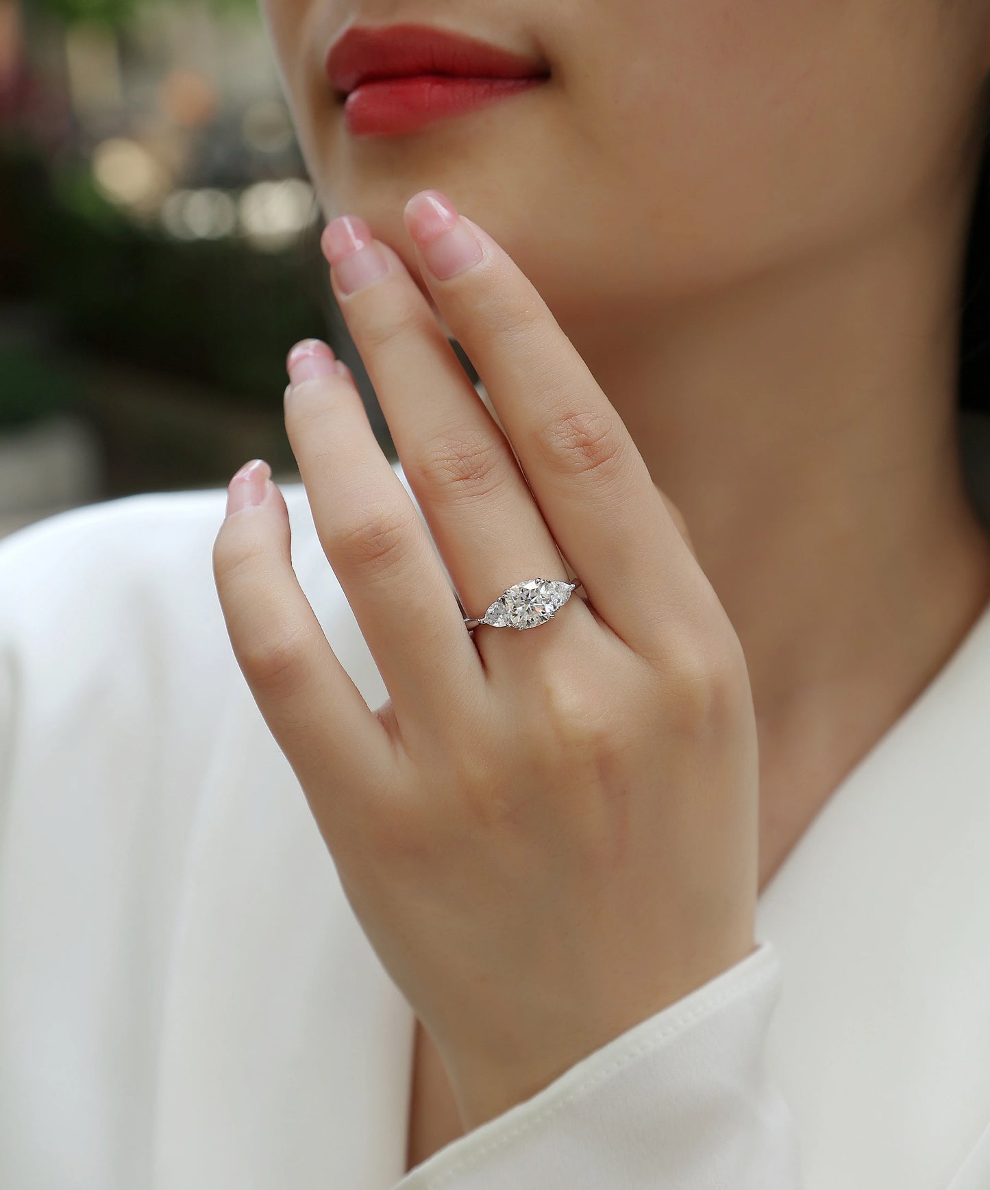 Best Selling Classics Design Moissanite Ring Silver Jewelry Women Gift Party Sterling Stone Wedding Technology party