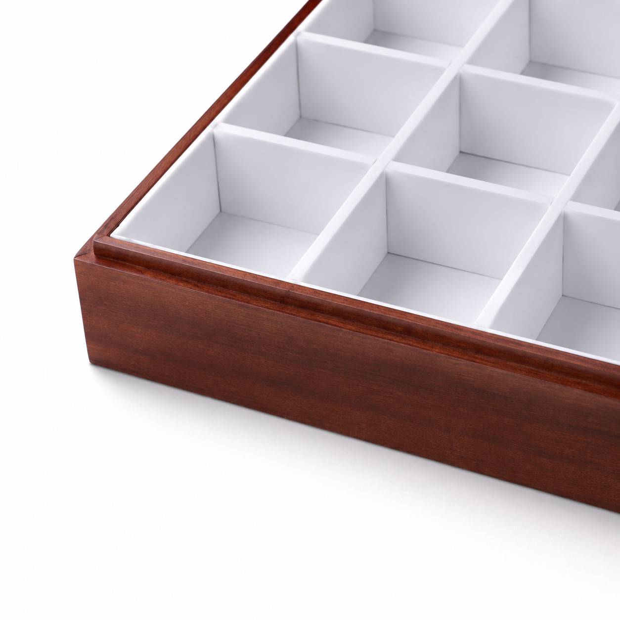 white wooden detail