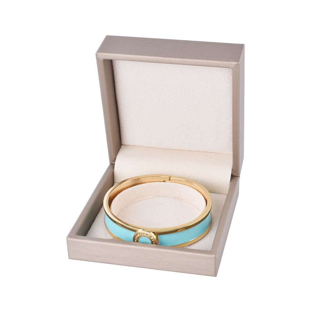 6PCS Champagne PU Bangle Boxes
