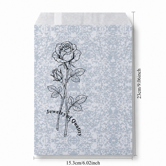 silver rose side