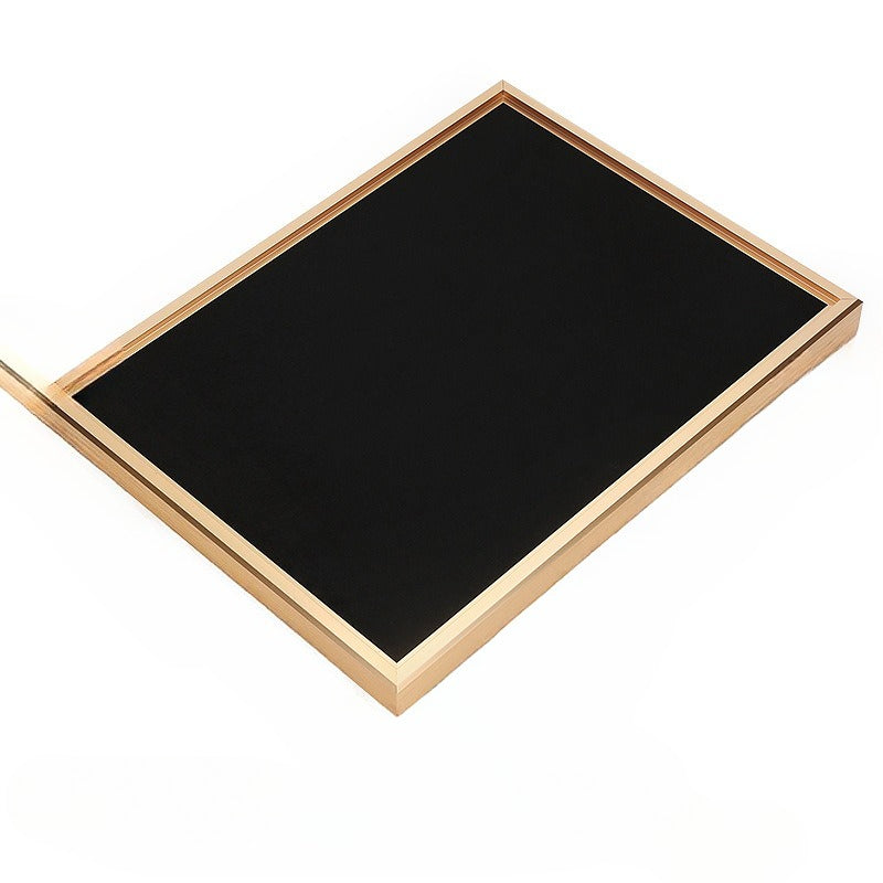 Black Microfiber Jewelry Display Stand