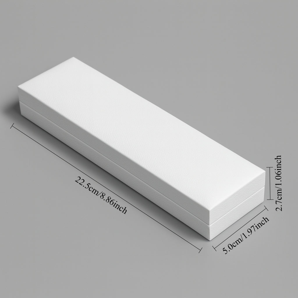 bracelet box - 24pcs White Bracelet Boxes L066-BR-R W open view