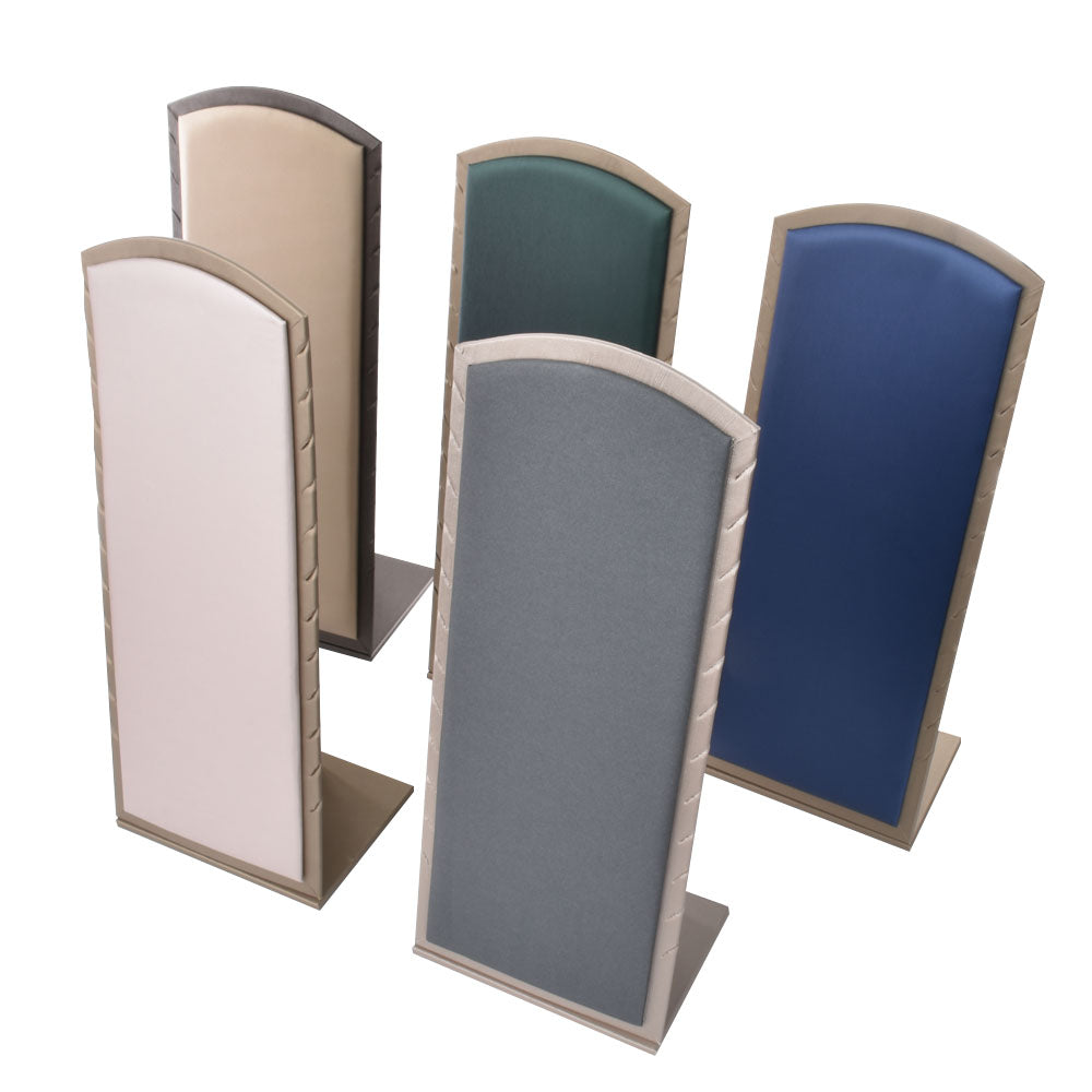 bracelet display and necklace display - Gray PU Display Necklace Bracelet Tray D001-N PU-G product view 06