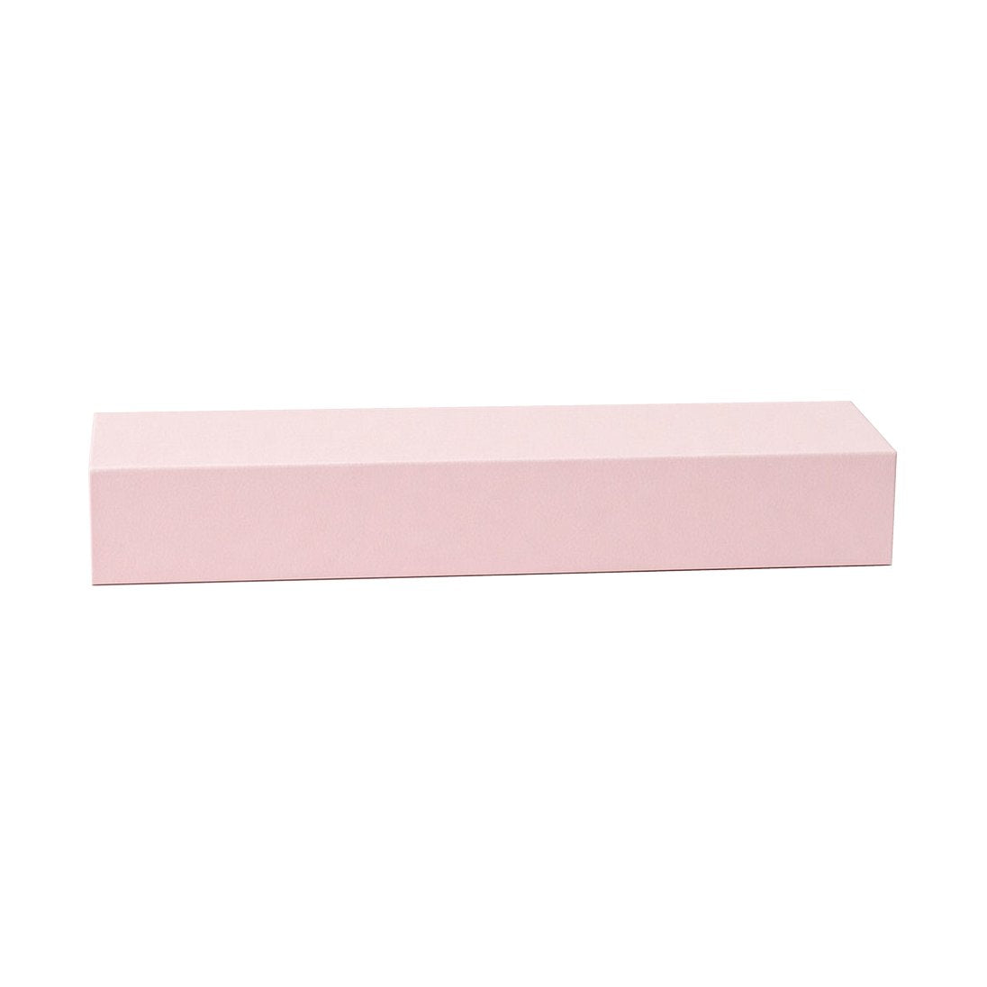 Pearl pink custom magnetic jewelry box in 22 x 5.5 x 3 cm