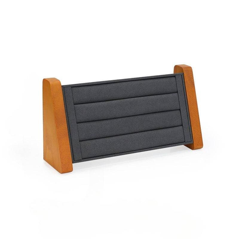 2-Way Wooden Ring Display Stand Vertical & Horizontal