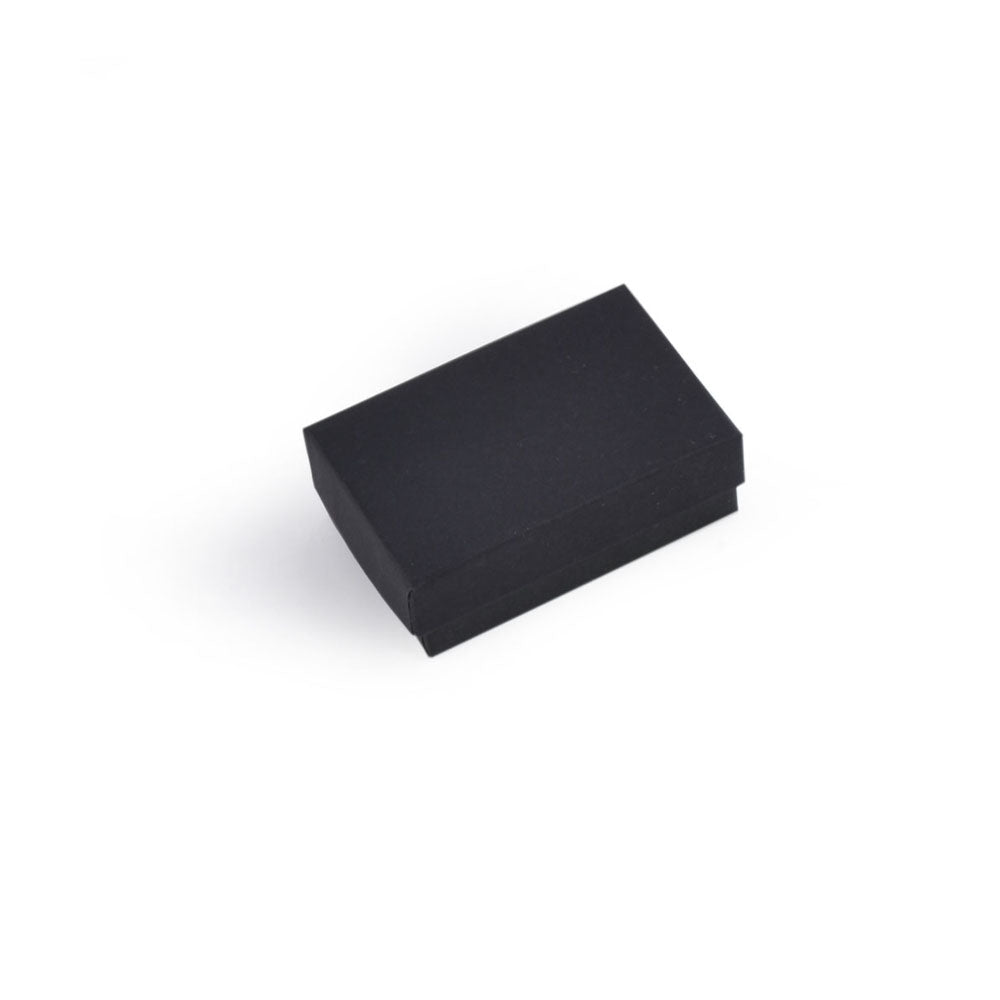 jewelry box - 100pcs Black Cotton Boxes BX2721BK open view