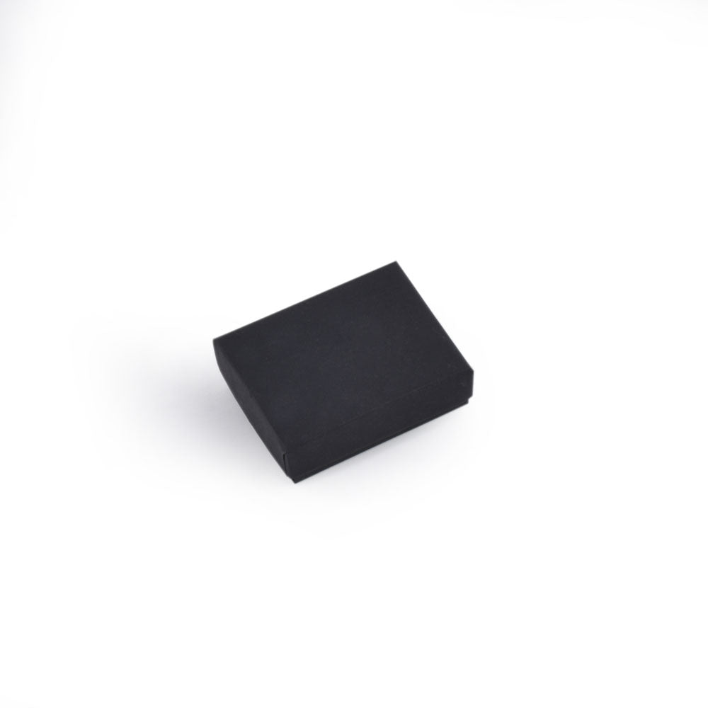jewelry box - 100pcs Black Cotton Boxes BX2711BK open view