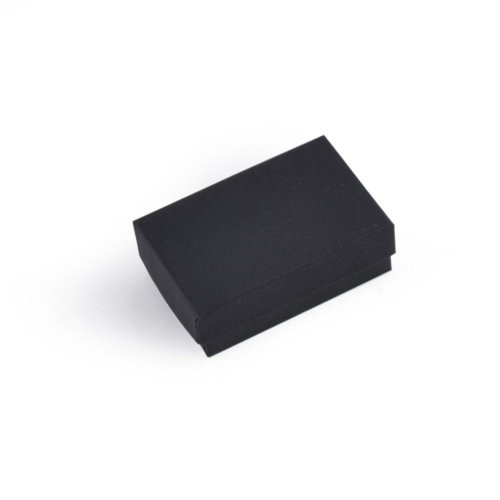 jewelry box - 100pcs Black Cotton Boxes BX2732BK open view