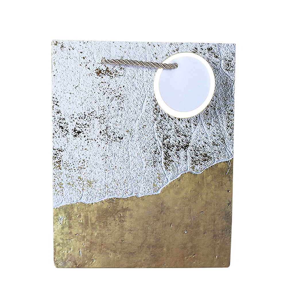 jewelry gift bags - 12 Gold Paper Bags SB09-P-X M product view 05