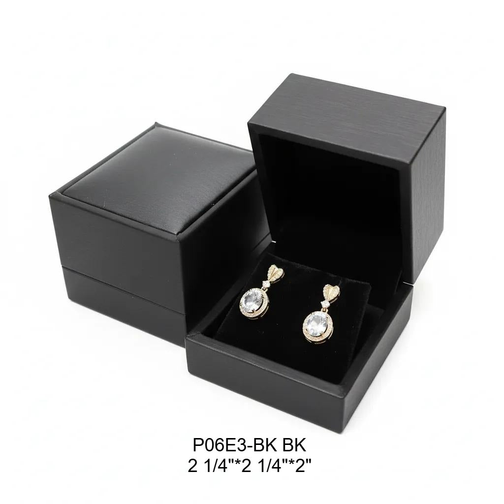 12 Pcs Black Earring Boxes