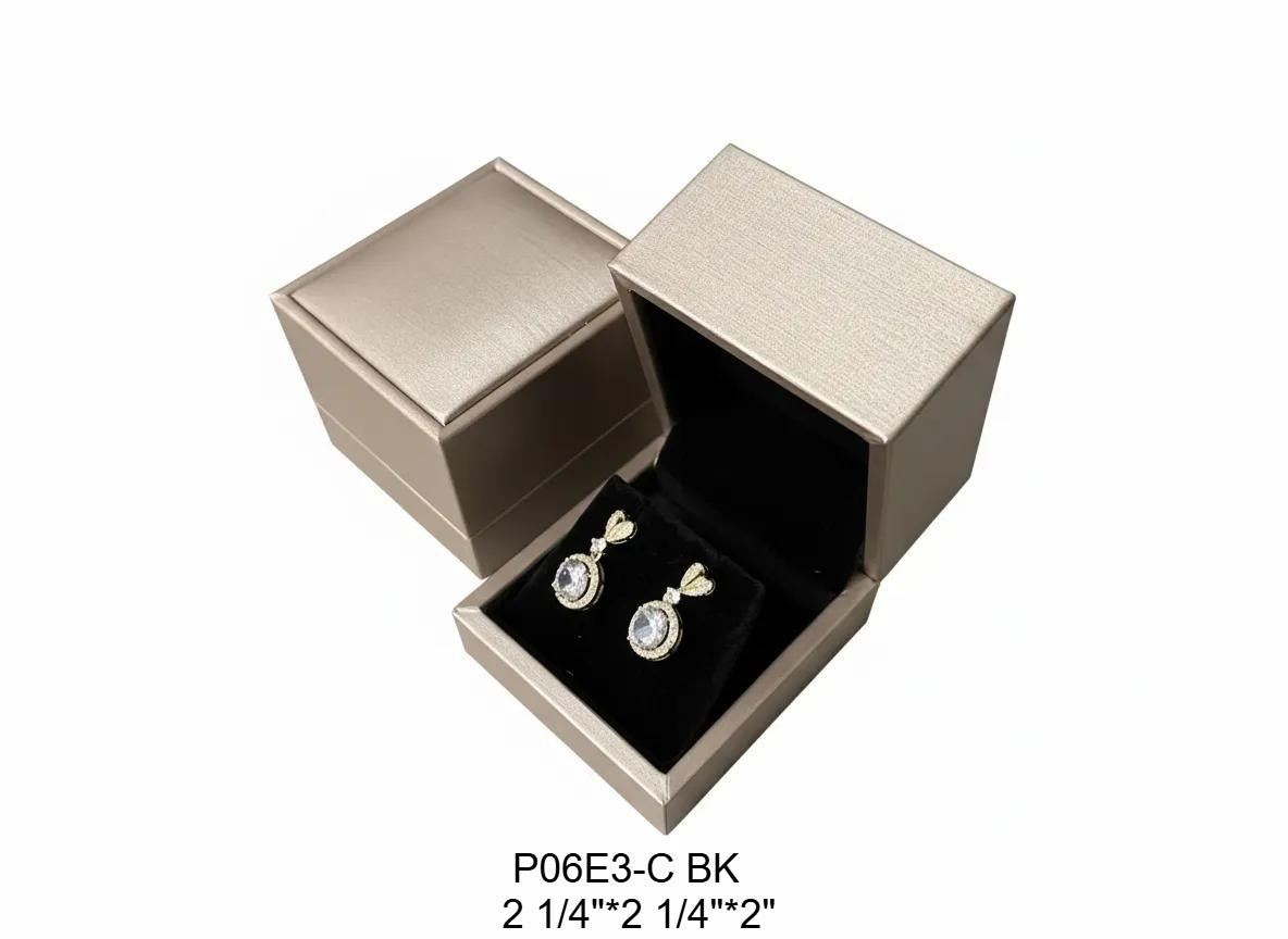 12 Pcs Champagne Earring Boxes