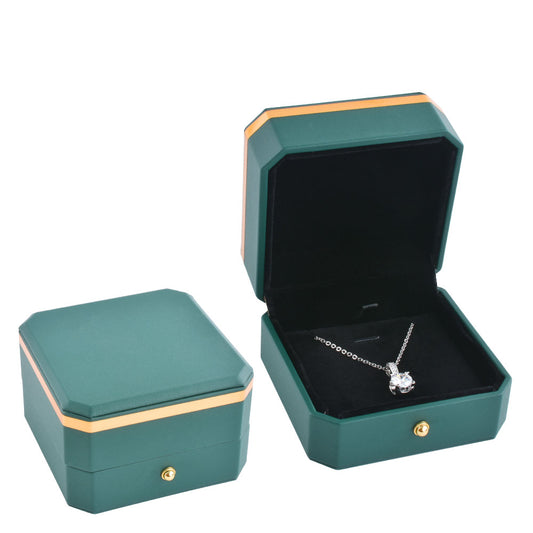 pendant box - PU Pendant Box P09P-G BK open view