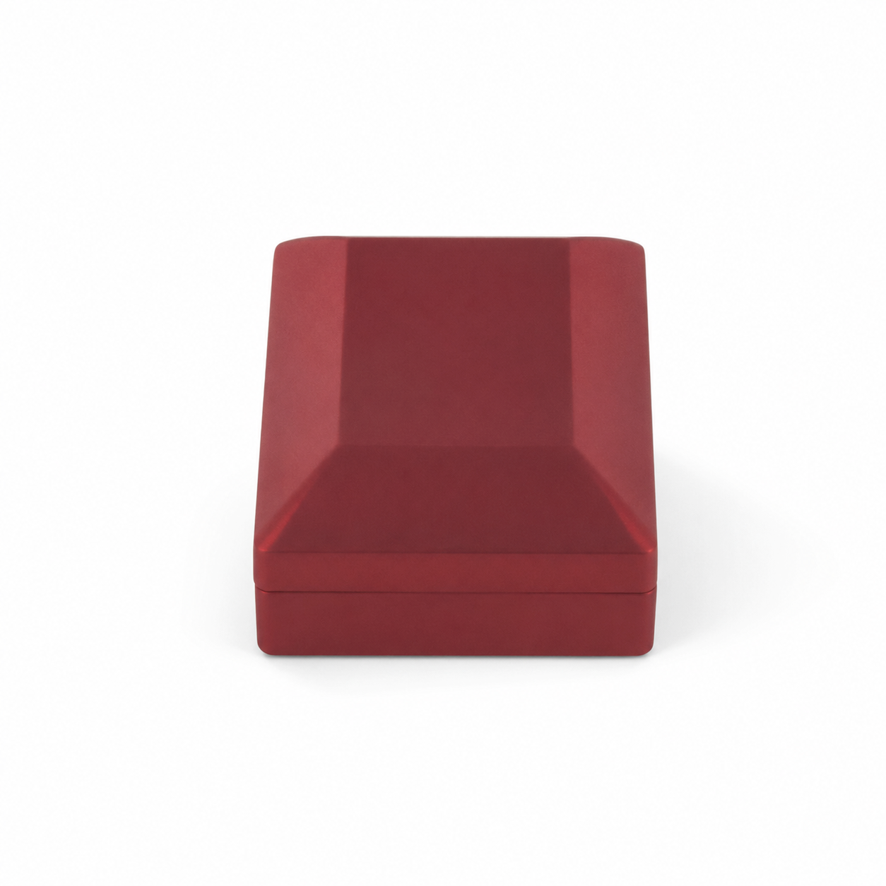 Red LED Pendant Box with Black Display Interior | Jeweller Buy
