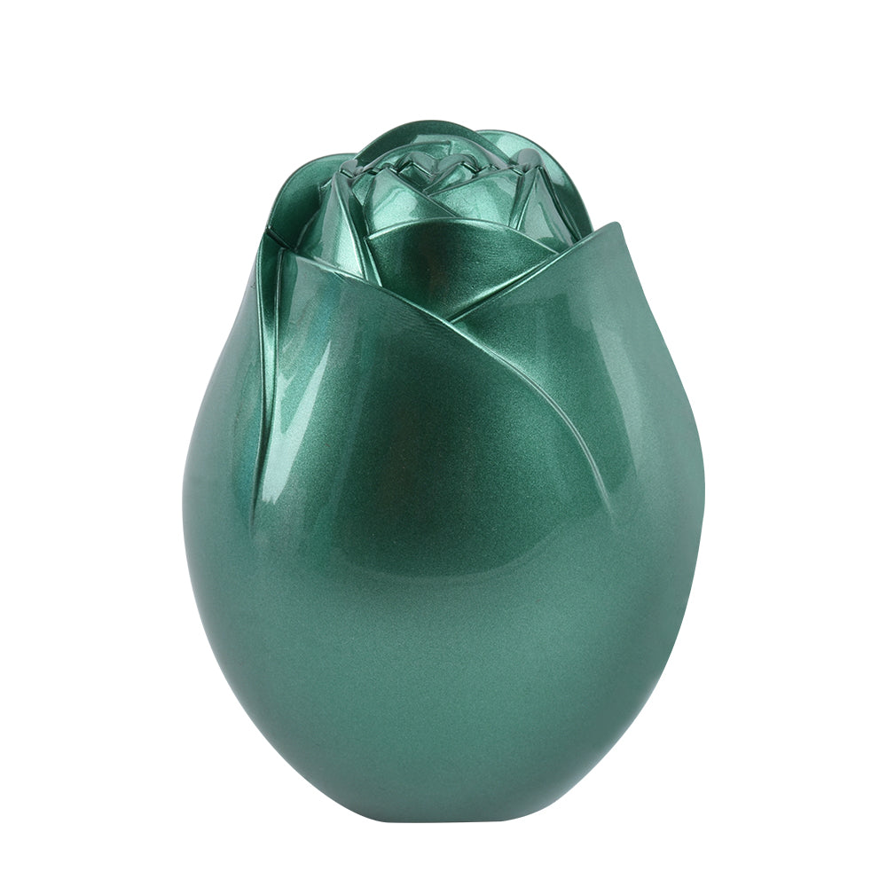 ring box - Green Rose Ring Box open view