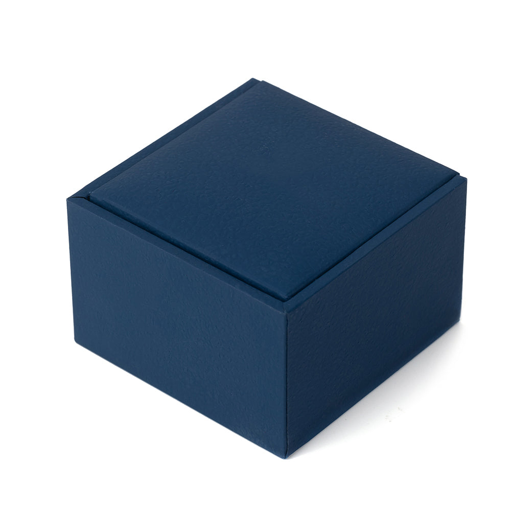 ring box and necklace box - 12pcs Blue Black Necklace Boxes Ring Box LB50-B W side view