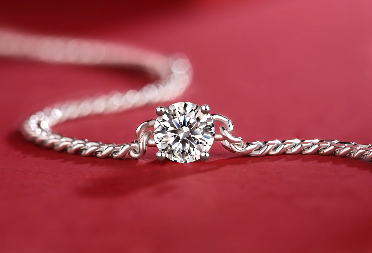 sterling silver jewelry - 925 Silver Bracelet SLM0051B-silver-19cm detail view