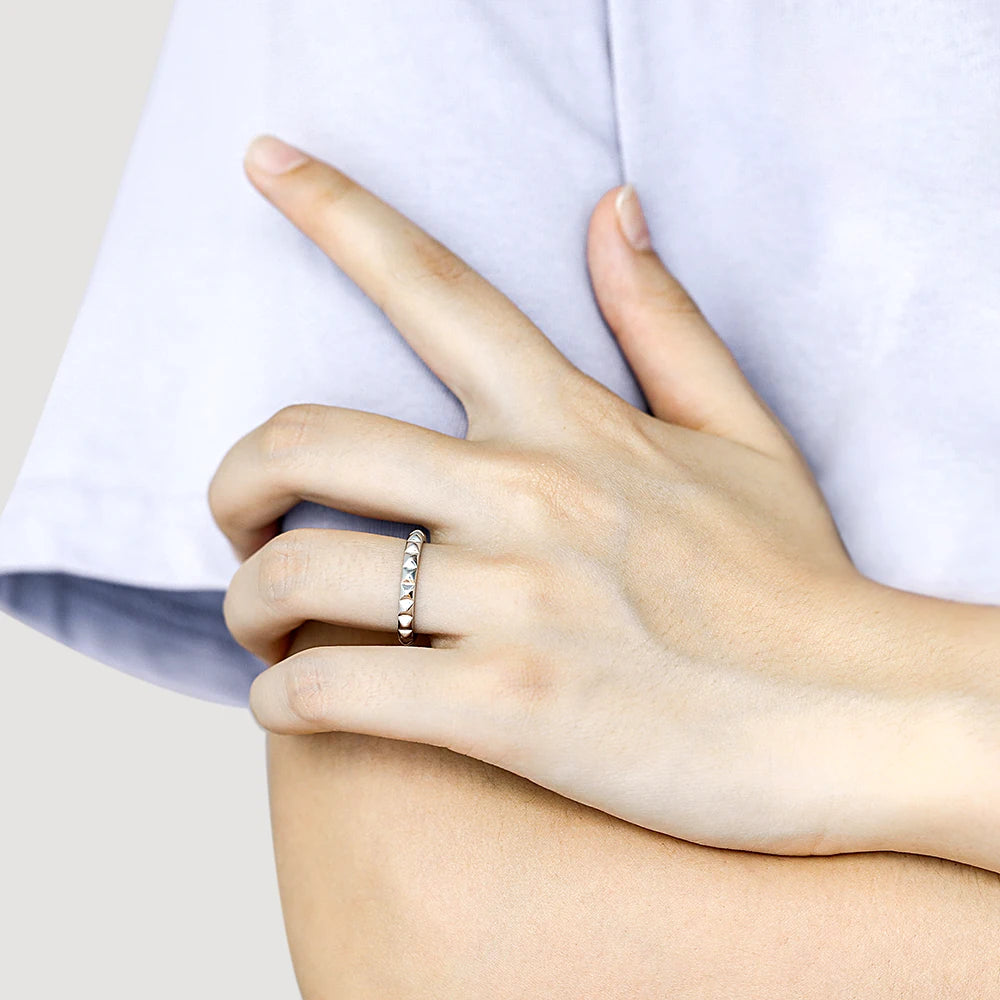 sterling silver jewelry - 925 Yellow Gold Rings SLZ0044R-silver ring-6 product view 07