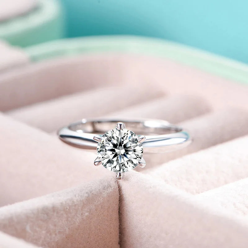 sterling silver jewelry - 925 Silver Ring SLM0002R-1.0 CT-AJ product view 05