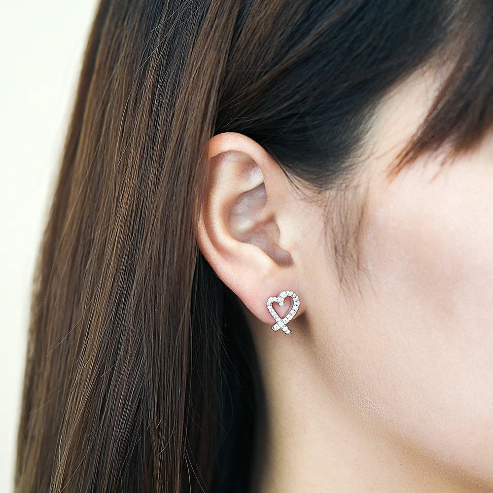 sterling silver jewelry - 925 Silver Earring SLM0006E-catalogue detail view
