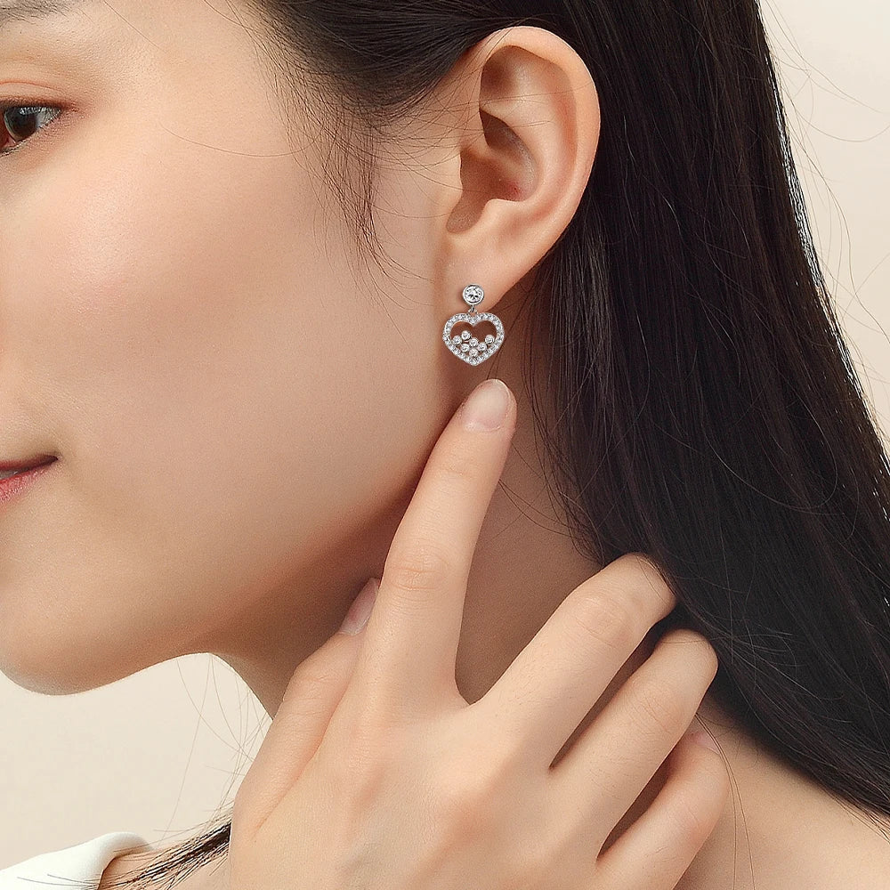 sterling silver jewelry - 925 Silver Earrings SLM0032E-catalogue product view 05