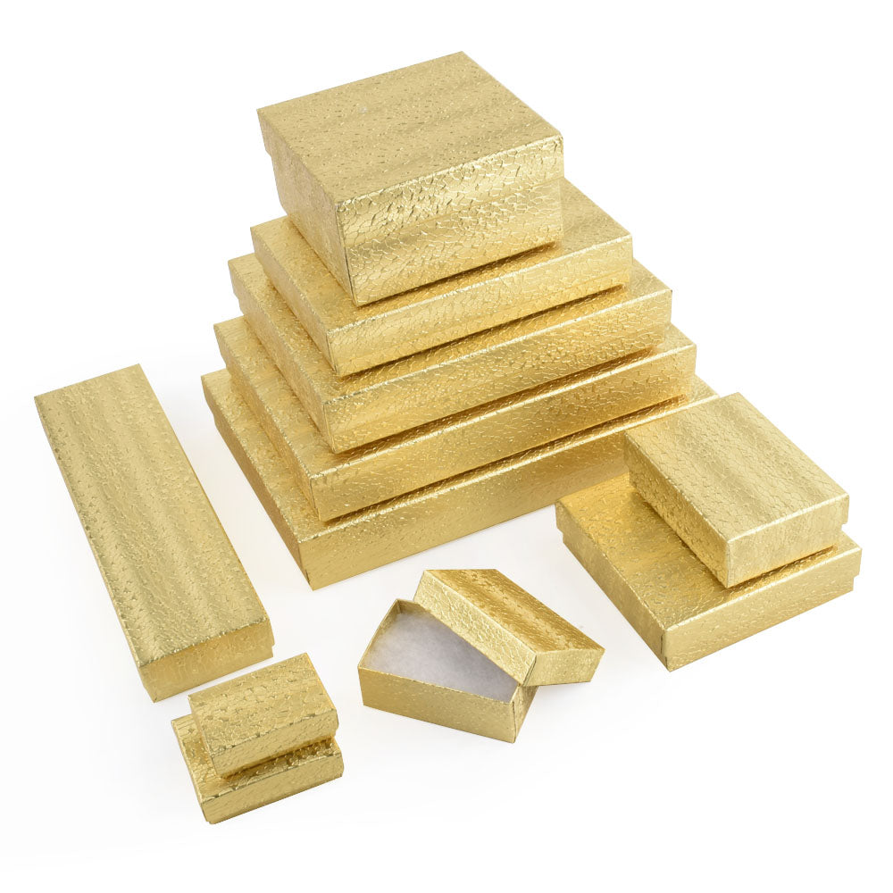 Popular Gold Cotton Filled Boxes