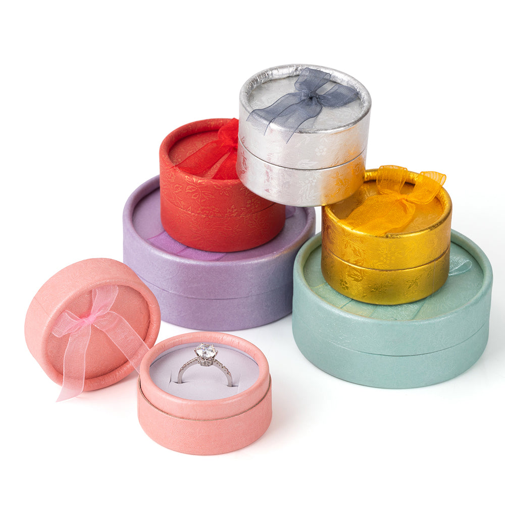 Round Fashion Jewelry Boxes