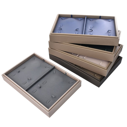 PU Jewelry Display Necklace Tray