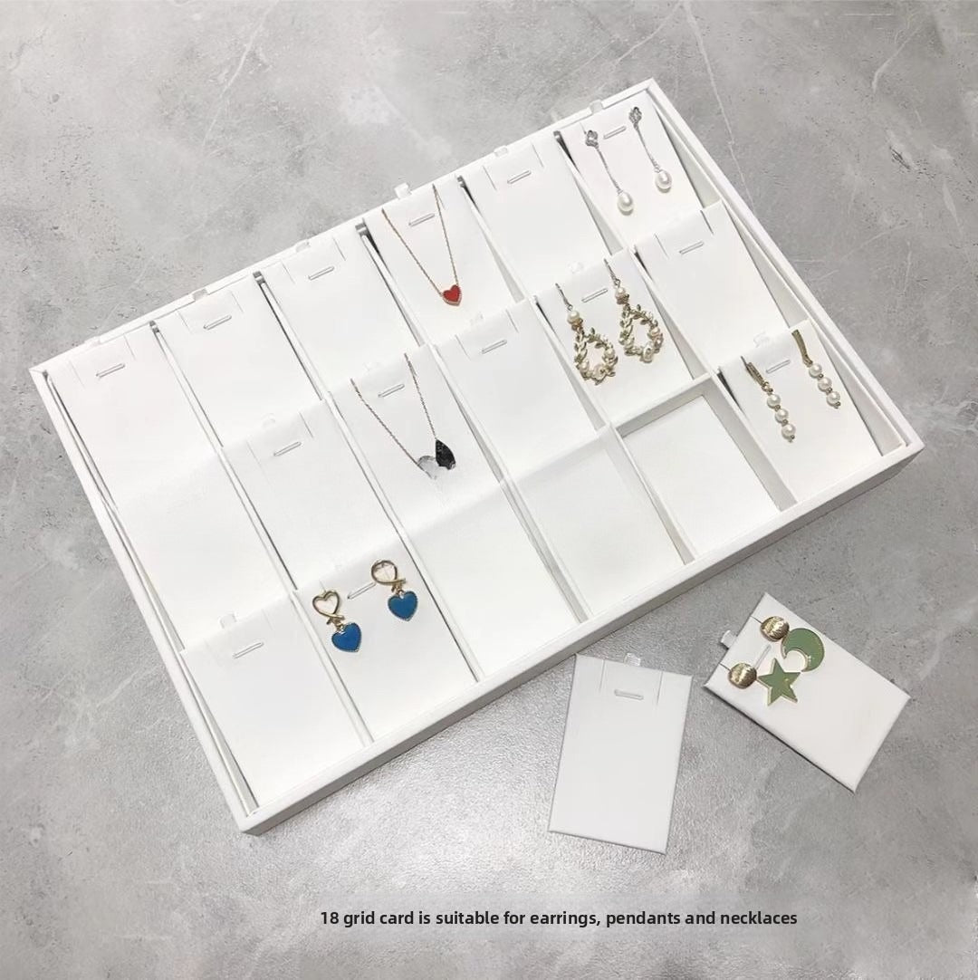 Brushed Leather Jewelry Tray