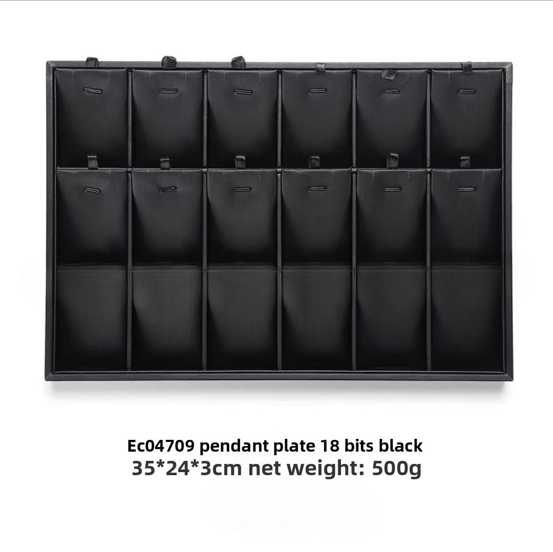 Brushed Leather Jewelry Tray