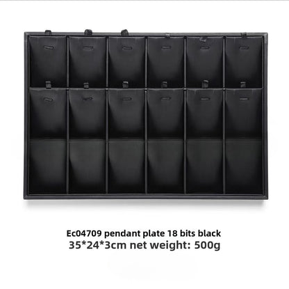 Brushed Leather Jewelry Tray