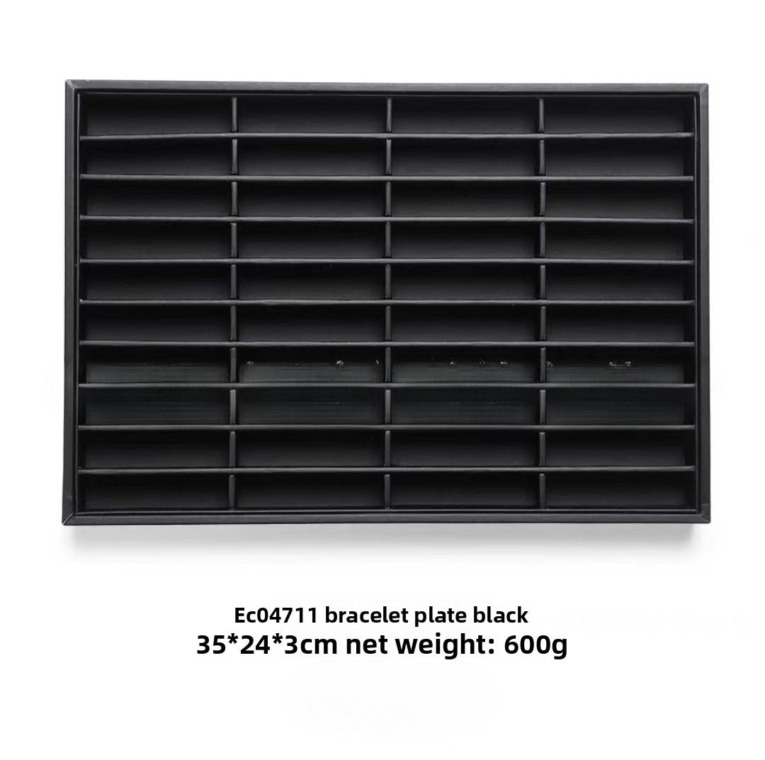 Brushed Leather Jewelry Tray