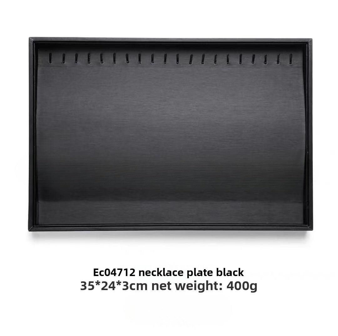 Brushed Leather Jewelry Tray