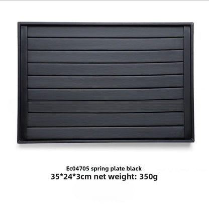 Brushed Leather Jewelry Tray