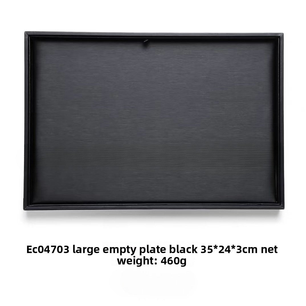 Brushed Leather Jewelry Tray