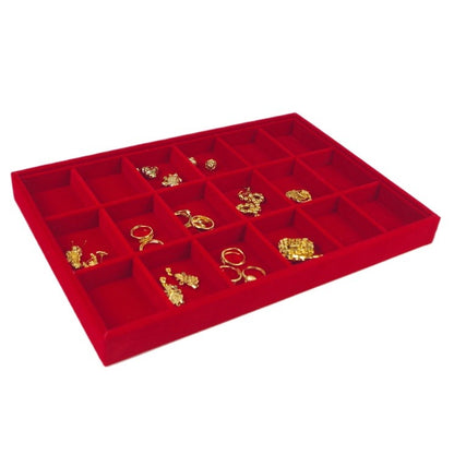 Red Flannel Jewelry Tray