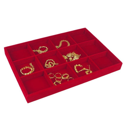 Red Flannel Jewelry Tray