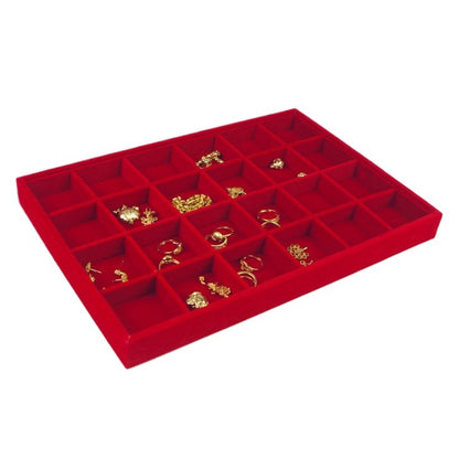 Red Flannel Jewelry Tray