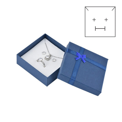 12Pcs (B10-44-B) Blue Fashion Necklace  Boxes