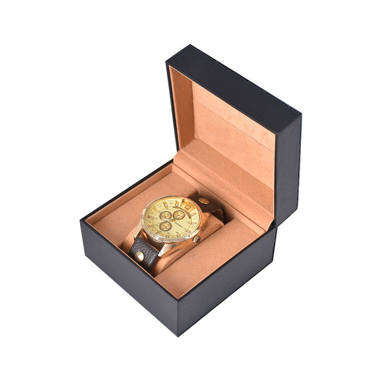 4 1/2’*4 3/8’’*3’’  Black Single Watch Boxes