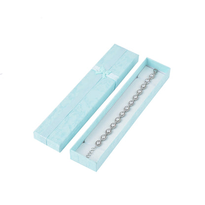 12Pcs (B10-82-BA) Baby Blue Fashion Bracelet  Boxes